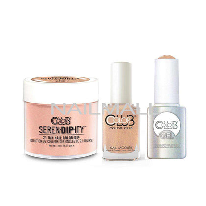 Color Club Trio - Gel, Lacquer, & Dip Combo - Piece Of Cake Trio Set - Gel, Lacquer, & Dip