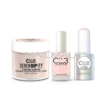 Color Club Trio - Gel, Lacquer, & Dip Combo - Secret Rendezvous Trio Set - Gel, Lacquer, & Dip