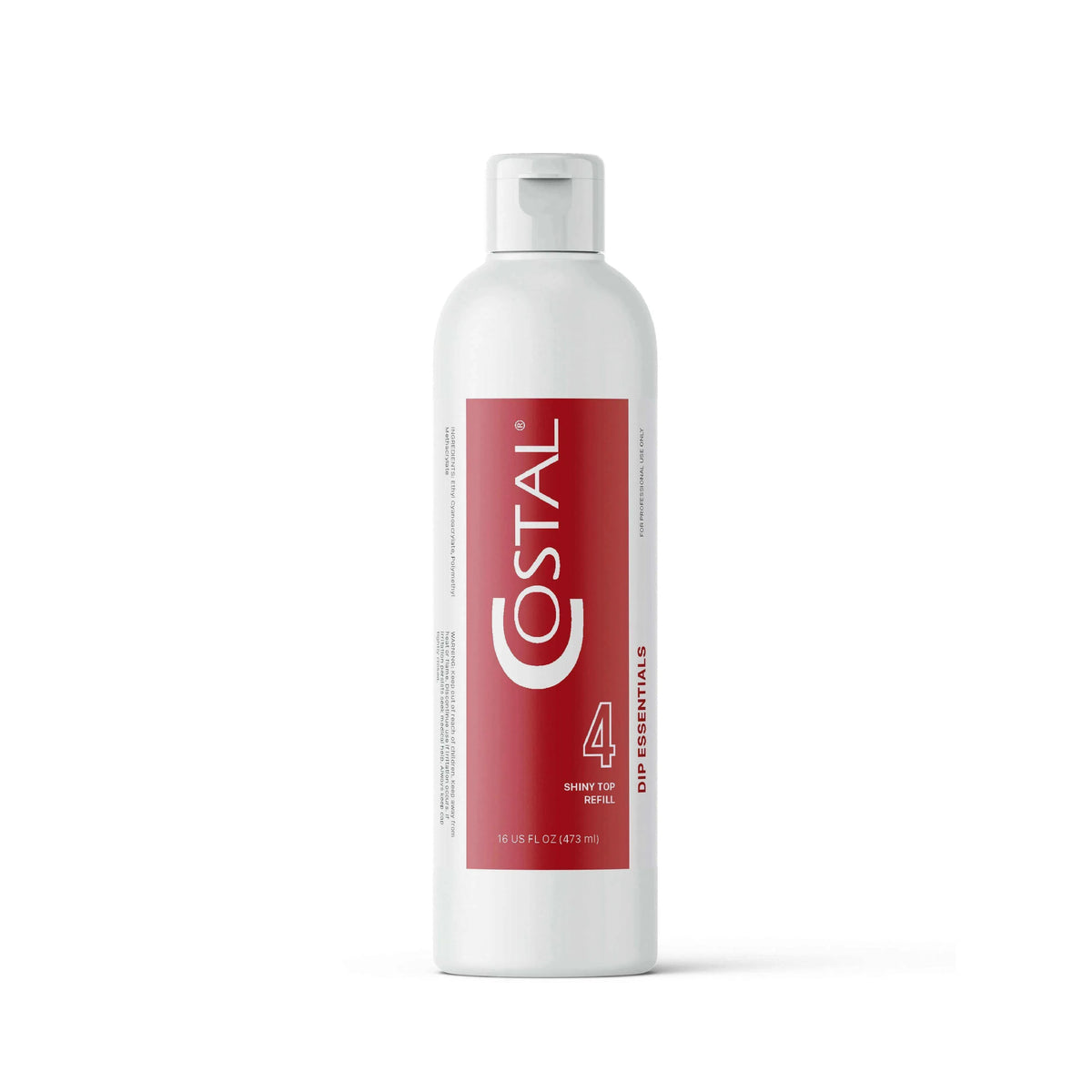 Costal Dip Liquid - #4 Super Shiny Top Refill 16 fl.oz