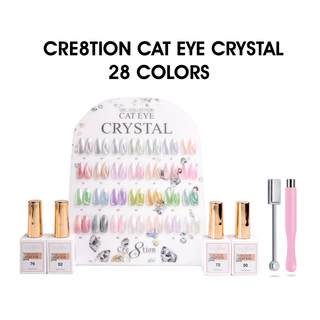Cre8tion Cat Eye Crystal Collection - 28 Colors