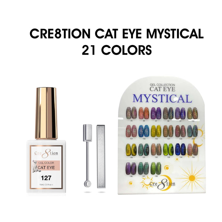 Cre8tion Cat Eye Gel Mystical Collection Kit - 21 Colors