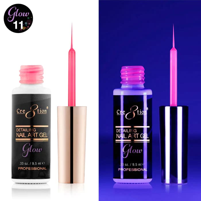 Cre8tion Detailing Nail Art Gel Liner - 11 Glow