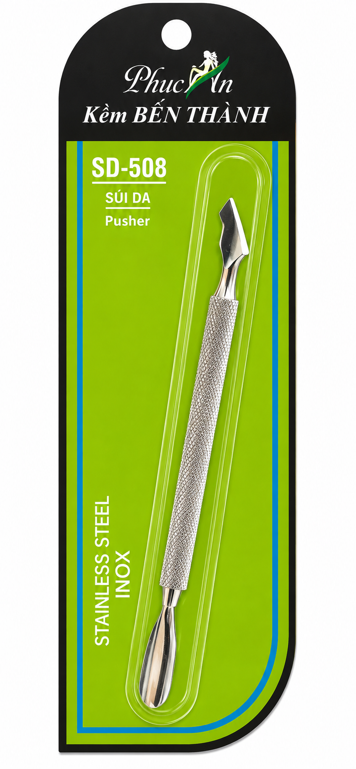 Ben Thanh Stainless Steel Cuticle Pusher – Dual-Ended Professional Tool (SD-508)