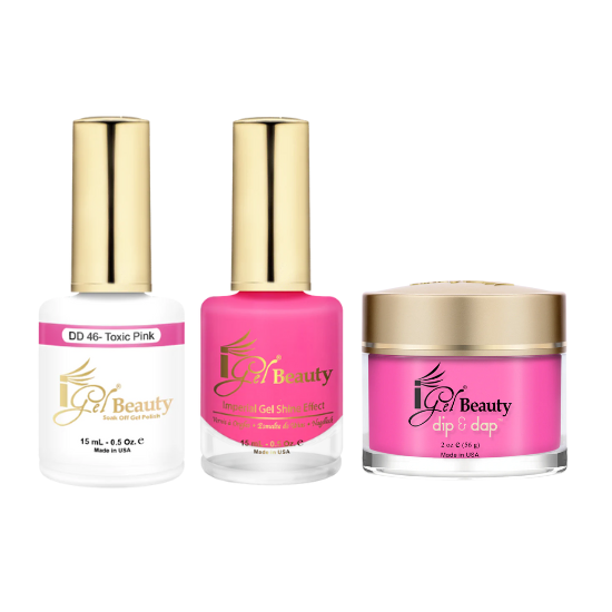 DD46 - Toxic Pink - iGel Beauty Trio