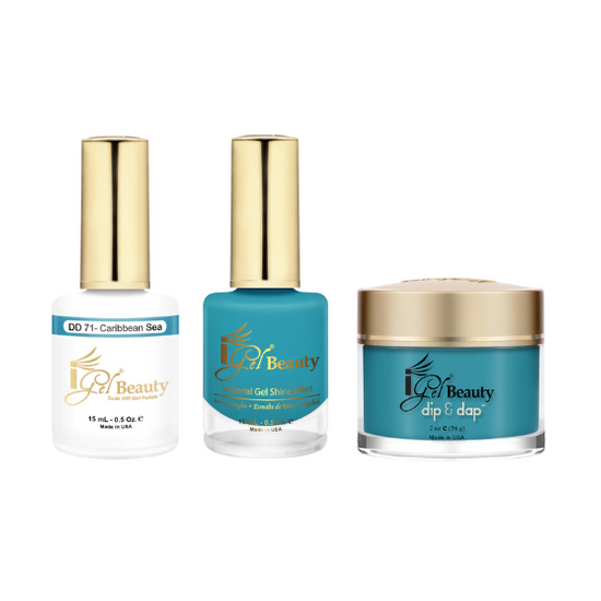 DD71 - Caribbean Sea - iGel Beauty Trio