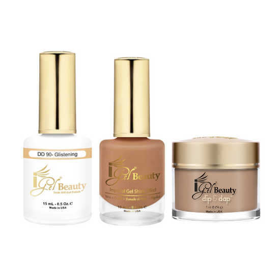 DD90 - Glistening - iGel Beauty Trio