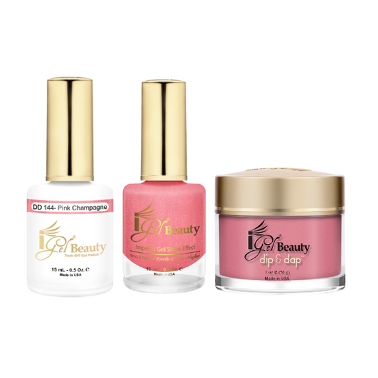 DD144 - Pink Champagne - iGel Beauty Trio