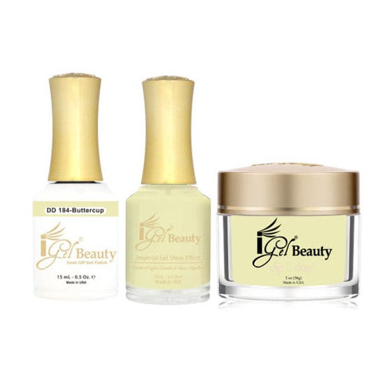 DD184 - Buttercup - iGel Beauty Trio