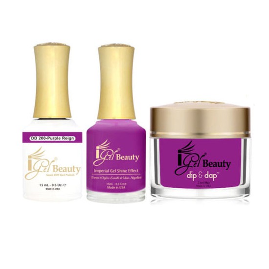 DD200 - Purple Reign - iGel Beauty Trio