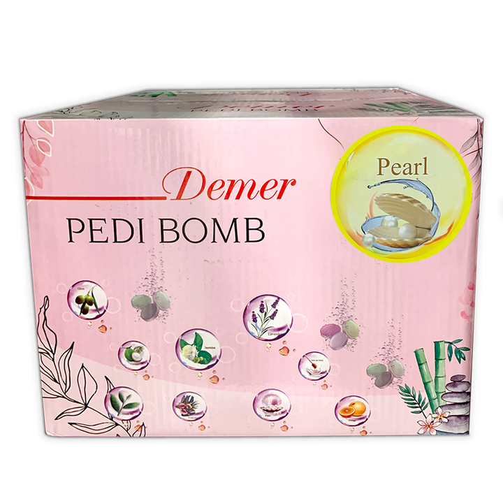 Demer Pedi Bomb - Pearl (100 pcs or 400 pcs)