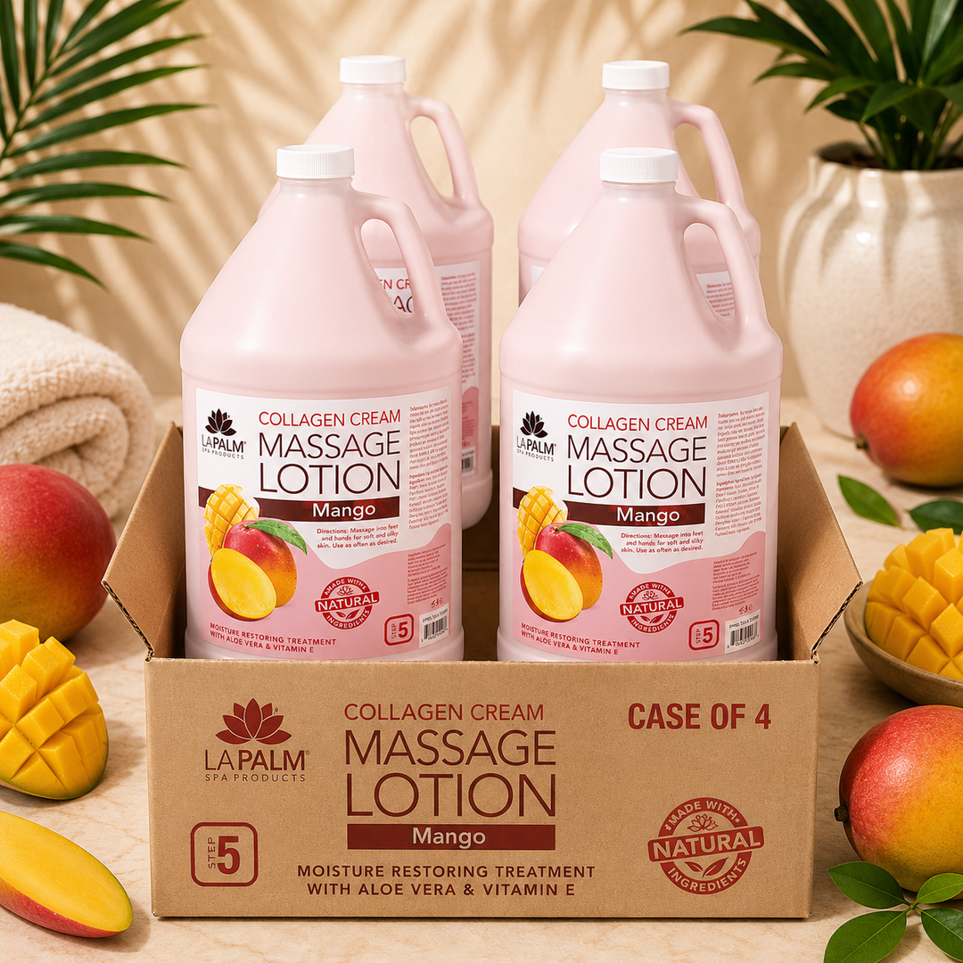 La Palm 2-in-1 Massage Lotion with Collagen | Salon & Spa Formula