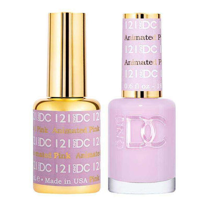 DND DC Duo - Gel & Lacquer Combo - Animated Pink - DC121 nailmall