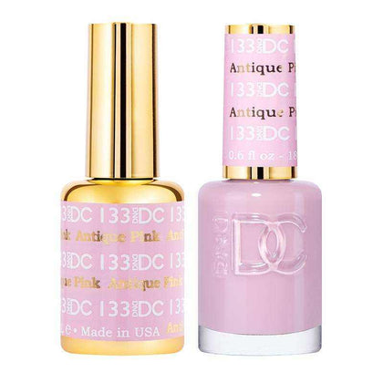 DND DC Duo - Gel & Lacquer Combo - Antique Pink - DC133 Duo - Gel & Lacquer Combo