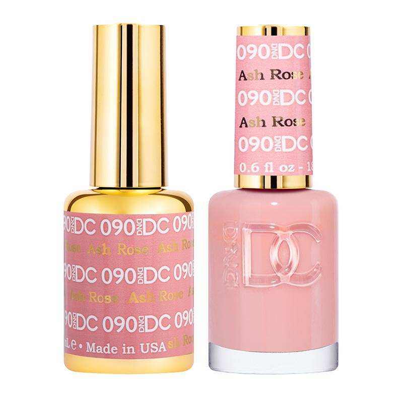 DND DC Duo - Gel & Lacquer Combo - Ash Rose - DC90
