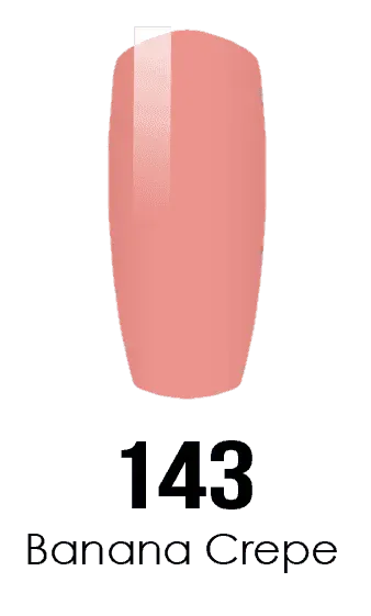 DND DC Duo - Gel & Lacquer Combo - Banana Crepe - DC143 Duo - Gel & Lacquer Combo