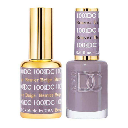 DND DC Duo - Gel & Lacquer Combo - Beaver Beige - DC100 Duo - Gel & Lacquer Combo