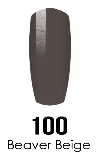 DND DC Duo - Gel & Lacquer Combo - Beaver Beige - DC100 Duo - Gel & Lacquer Combo
