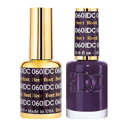 DND DC Duo - Gel & Lacquer Combo - Beet Root - DC60 Duo - Gel & Lacquer Combo