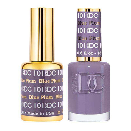 DND DC Duo - Gel & Lacquer Combo - Blue Plum - DC101 Duo - Gel & Lacquer Combo