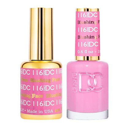 DND DC Duo - Gel & Lacquer Combo - Blushing Face - DC116 Duo - Gel & Lacquer Combo