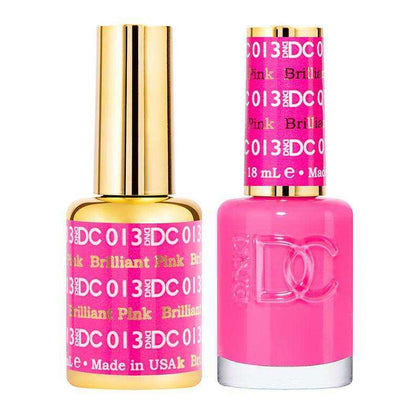 DND DC Duo - Gel & Lacquer Combo - Brilliant Pink - DC13 Duo - Gel & Lacquer Combo