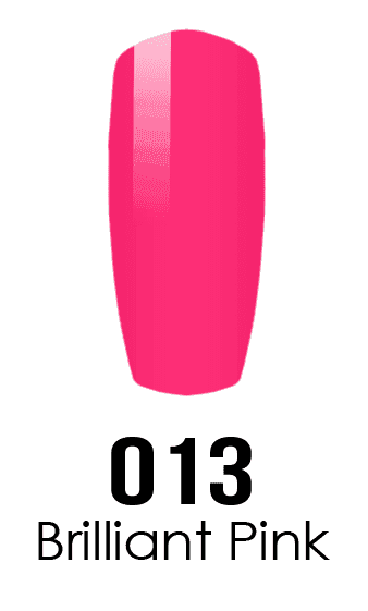 DND DC Duo - Gel & Lacquer Combo - Brilliant Pink - DC13 Duo - Gel & Lacquer Combo