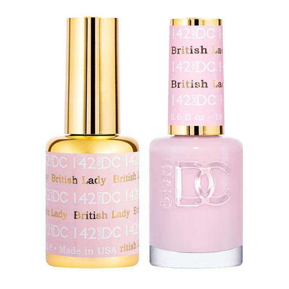 DND DC Duo - Gel & Lacquer Combo - British Lady - DC142 Duo - Gel & Lacquer Combo