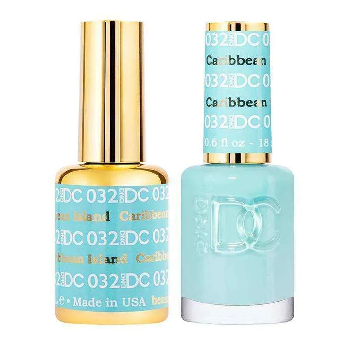 DND DC Duo - Gel & Lacquer Combo - Caribbean Island - DC32 Duo - Gel & Lacquer Combo