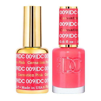 DND DC Duo - Gel & Lacquer Combo - Carnation Pink - DC9 Duo - Gel & Lacquer Combo