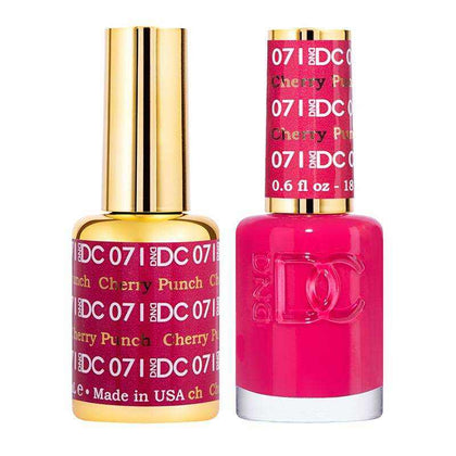 DND DC Duo - Gel & Lacquer Combo - Cherry Punch - DC71 Duo - Gel & Lacquer Combo