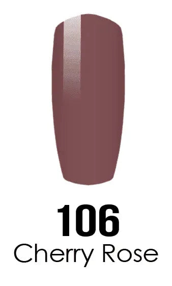 DND DC Duo - Gel & Lacquer Combo - Cherry Rose - DC106 Duo - Gel & Lacquer Combo