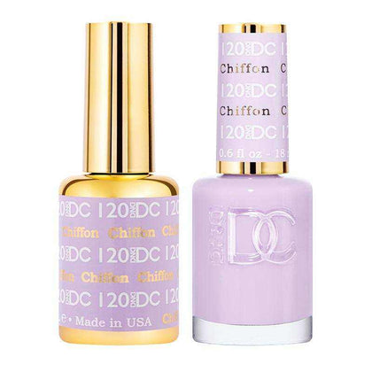 DND DC Duo - Gel & Lacquer Combo - Chiffon - DC120 Duo - Gel & Lacquer Combo