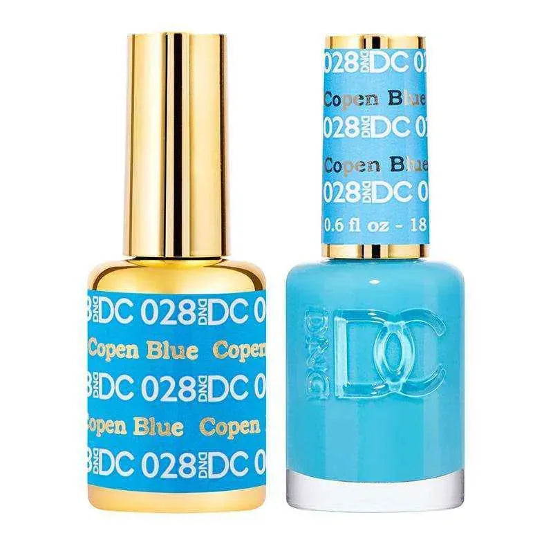 DND DC Duo - Gel & Lacquer Combo - Copen Blue - DC28 Duo - Gel & Lacquer Combo