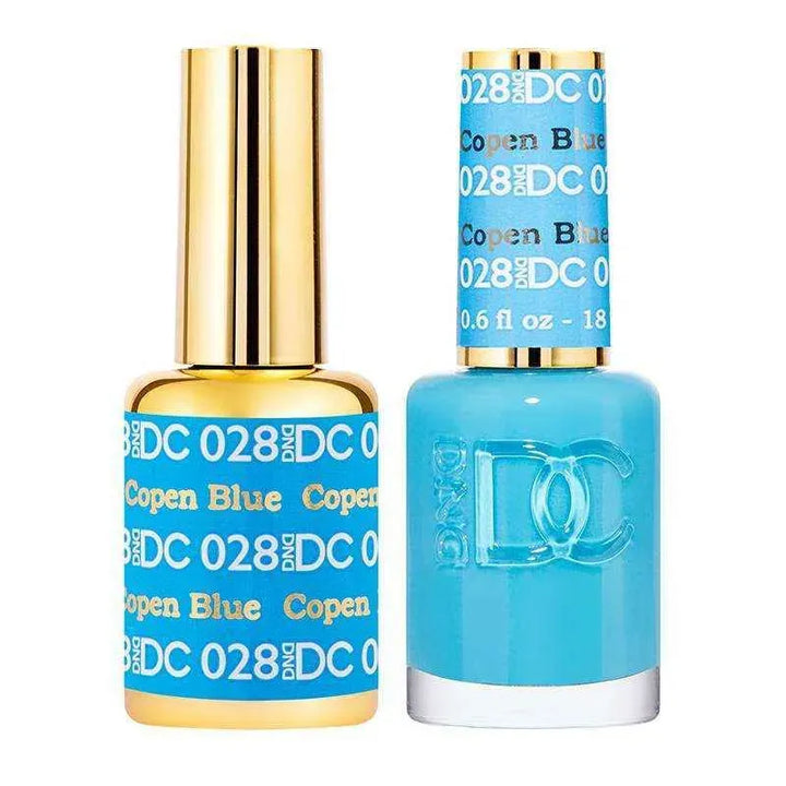 DND DC Duo - Gel & Lacquer Combo - Copen Blue - DC28 Duo - Gel & Lacquer Combo