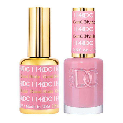 DND DC Duo - Gel & Lacquer Combo - Coral Nude - DC114 nailmall