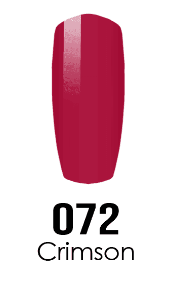 DND DC Duo - Gel & Lacquer Combo - Crimson - DC72 Duo - Gel & Lacquer Combo