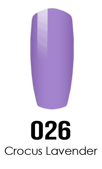 DND DC Duo - Gel & Lacquer Combo - Crocus Lavender - DC26 Duo - Gel & Lacquer Combo