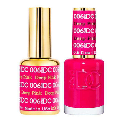 DND DC Duo - Gel & Lacquer Combo - Deep Pink - DC6 Duo - Gel & Lacquer Combo