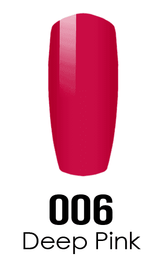 DND DC Duo - Gel & Lacquer Combo - Deep Pink - DC6 Duo - Gel & Lacquer Combo