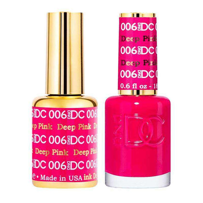 DND DC Duo - Gel & Lacquer Combo - Deep Pink - DC6 nailmall
