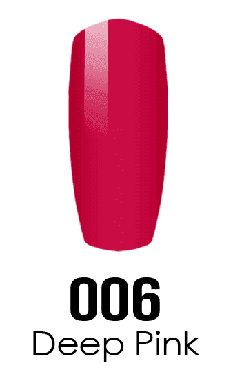 DND DC Duo - Gel & Lacquer Combo - Deep Pink - DC6