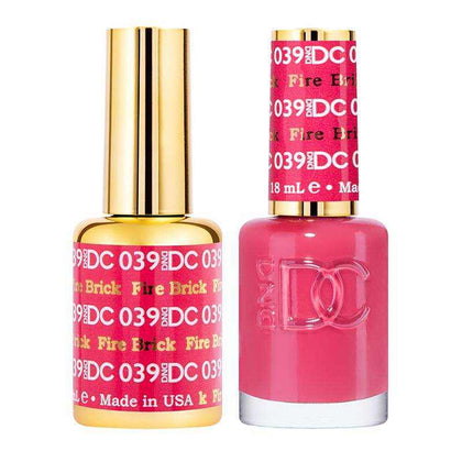 DND DC Duo - Gel & Lacquer Combo - Fire Brick - DC39 Duo - Gel & Lacquer Combo