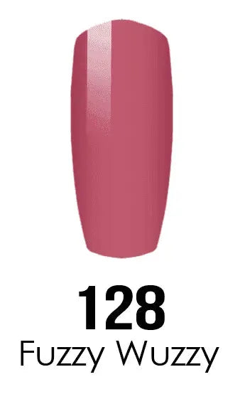 DND DC Duo - Gel & Lacquer Combo - Fuzzy Wuzzy - DC128 Duo - Gel & Lacquer Combo