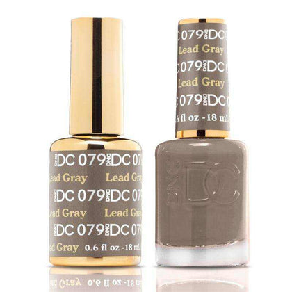 DND DC Duo - Gel & Lacquer Combo - Lead Gray - DC79 nailmall