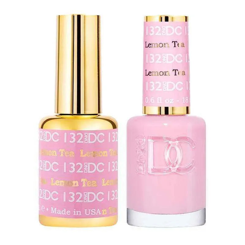 DND DC Duo - Gel & Lacquer Combo - Lemon Tea - DC132 Duo - Gel & Lacquer Combo