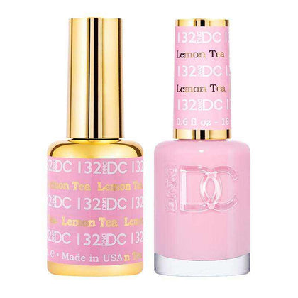 DND DC Duo - Gel & Lacquer Combo - Lemon Tea - DC132 Duo - Gel & Lacquer Combo