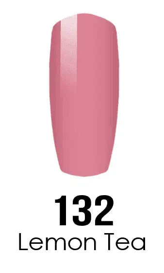 DND DC Duo - Gel & Lacquer Combo - Lemon Tea - DC132 Duo - Gel & Lacquer Combo