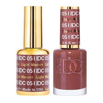 DND DC Duo - Gel & Lacquer Combo - Light Macore - DC51 Duo - Gel & Lacquer Combo