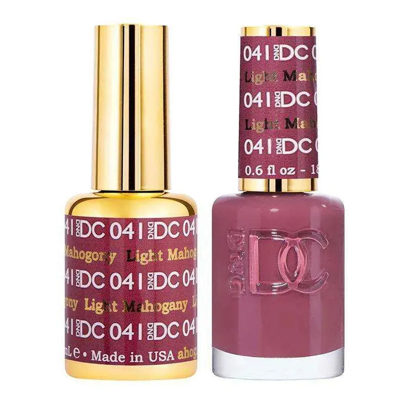 DND DC Duo - Gel & Lacquer Combo - Light Mahogany - DC41 Duo - Gel & Lacquer Combo