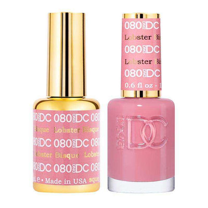 DND DC Duo - Gel & Lacquer Combo - Lobster Bisque - DC80 Duo - Gel & Lacquer Combo